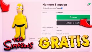 🍩 ROBLOX VA A REGALAR EL PERSONAJE DE HOMERO EN ROBLOX [upl. by Dadivitan659]