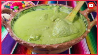 COMO PREPARAR MOLE VERDE CON POLLO  MOLE VERDE PASO A PASO [upl. by Denise189]