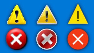 Windows Warning amp Error Prompts  Sounds [upl. by Eustasius]