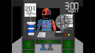 Playing Five Nights At Sams Pizza By sjhudsonw JUST BEAT NIGHT 1 [upl. by Knight]