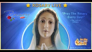 ⭐ Rosary LIVE ⭐ [upl. by Ecnarwal]