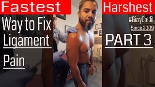 Ligament pain recovery with Chiropractor Dr Alex Hernandez using strange technique Part 3 [upl. by Espy]