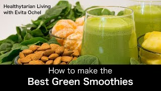 How to Make a Green Smoothie — 5 Step Template whole food vegan oilfree [upl. by Perlis]