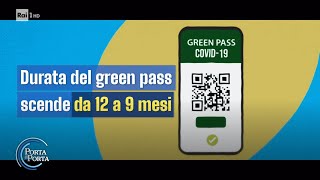 Super Green Pass ecco cosa cambierà dal 6 dicembre  Porta a porta 24112021 [upl. by Anika]