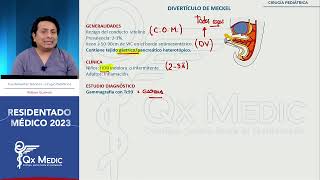 Cirugía pediátrica  10 Divertículo de Meckel [upl. by Ahsikahs597]