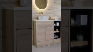 Natural oak finish 🌳 bathroomdesign homedecor homerenovation interiordesign home [upl. by Yate432]