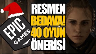 EPİC GAMES YILBAŞI İNDİRİMLERİ  OYUN TAVSİYELERİ [upl. by Dosia]