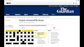 Guardian Cryptic Crossword Friday 2 August 2024 [upl. by Gruber]