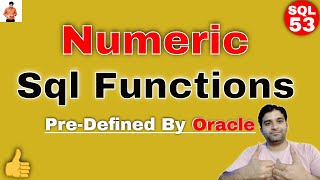 SQL Numeric Functions with examples [upl. by Edlyn425]