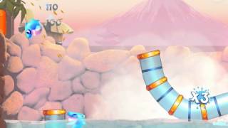 Shark Dash Level 221 Japan World 2 Walkthrough [upl. by Salokin]