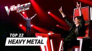 Breathtaking HEAVY METAL Performances on The Voice [upl. by Hanas]