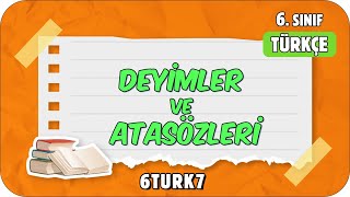 Deyimler ve AtasÃ¶zleri ðŸ“™ tonguÃ§CUP 1Sezon  6TURK7 2024 [upl. by Anirdna]