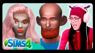 RETO DE FEOS A BELLOS Random Genetics Challenge Sims 4  EvaDeMetal [upl. by Asirehc]