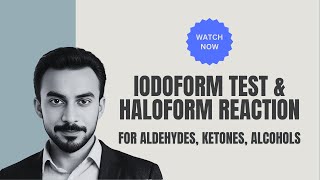 iodoform test  haloform reaction  aldehydes  ketones  alcohols [upl. by Alegnaoj484]