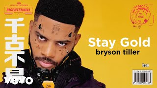 Bryson Tiller  Stay Gold Visualizer [upl. by Faber]