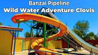 Banzai Pipeline at Wild Water Adventure Clovis 4K POV [upl. by Irena]