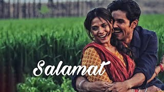 Salamat Lyrics  Sarbjit  Amaal Mallik Arijit Singh amp Tulsi Kumar [upl. by Onitsuaf759]