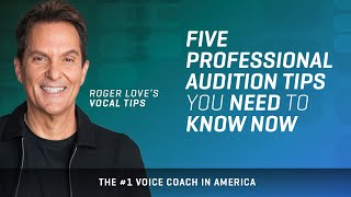 Five Professional Audition Tips You Need to Know Now [upl. by Lamarre]