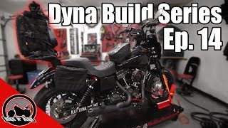 Harley Dyna Build Series Ep 14  Quick Detach Sissy Bar amp Cycle Visions Curved Plate Mount [upl. by Smith]