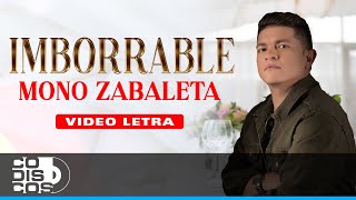 Imborrable Mono Zabaleta y Daniel Maestre  Video Letra [upl. by Mackey]