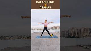 🧘 Balancing Asanas 🧘yoga shortsfeed yogaasanas yogaexercisebalancingpose poses [upl. by Vachel991]