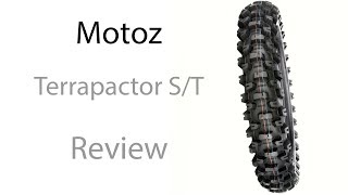 Motoz Terrapactor ST Rear Tyre  Review [upl. by Ades]