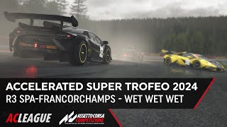 ACLeaguecompl ACCelerated Super Trofeo 2024 R3 SpaFrancorchamps  Assetto Corsa Competizione [upl. by Hauhsoj]