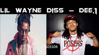 Call Yo Bluff Lil Wayne Diss Dee1 [upl. by Nired]