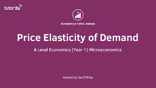 Price Elasticity of Demand I A Level and IB Economics [upl. by Thorma687]