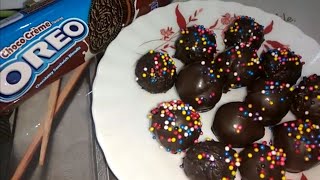 Oreo Cake Balls Recipe without Cream Cheese  Cake Balls from Leftover Cake  Cake Balls Decoration [upl. by Ailero]