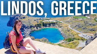 Climbing an Acropolis  Lindos Rhodes VLOG [upl. by Nitfa]