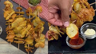 Spiedini di patatine al forno leggeri croccanti e invitanti [upl. by Narine774]