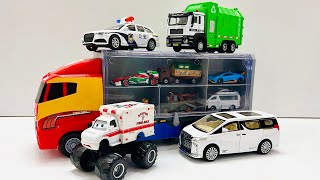 Box full of various miniature cars Peugeot Volvo Renault Hyundai Pagani Cadillac One DHL [upl. by Reiter]