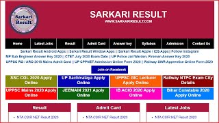 Sarkari Result Website Clone Using HTML CSS in 30 Minutes  Free Source Code  Player Of Code🎬 [upl. by Ardnola]