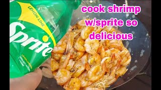 How to cook shrimp with sprite  shrimp ampsprite recipe Greattaste888 [upl. by Nikolai963]