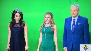 Maria Sansone and Araksya Karapetyan do a dance on St Patricks Day [upl. by Reinal]