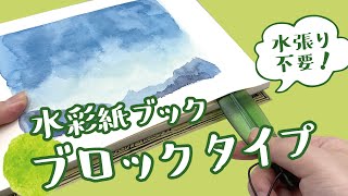 水張り不要で手軽なブロックタイプの使い方と特徴を紹介します【ホルベイン公式】 [upl. by Jerald]