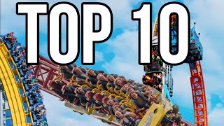 Top Ten Roller Coasters At Hersheypark 2024 [upl. by Amathist]