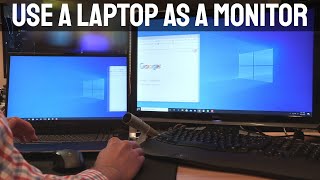 Use a Laptop as a Monitor  How to Use Your Laptop as a Second Monitor [upl. by Erin]