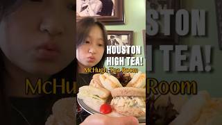 High Tea in HOUSTON McHugh Tea Room review [upl. by Priebe]