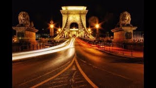 Walk the Budapest Chain Bridge  Széchenyi Lánchíd [upl. by Leiva]