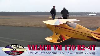 Valach VM170 B2 Pitts Special S1S geflogen von Jan Rottmann [upl. by Spielman]