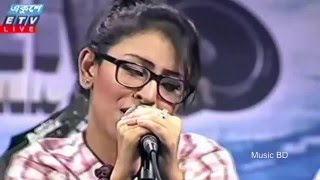 o pagol mon monre mon keno eto kotha bole Bangla Heart Touching Song by Marzia Turin Live 2016 [upl. by Isolde]