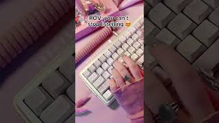 Keyboard ASMR Part9 asmr keyboard aesthetic [upl. by Etiragram]