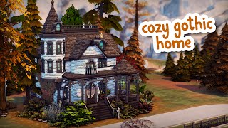 Cozy Gothic Home 🦇  The Sims 4 Speed Build [upl. by Nai790]