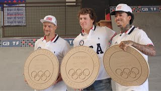 Team USA Mens Street Skateboarding Road to Paris Olympics 2024 [upl. by Lyns]