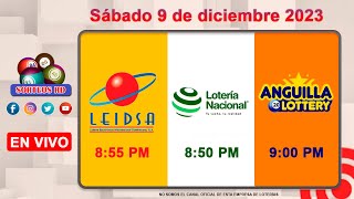 Lotería Nacional LEIDSA y Anguilla Lottery en Vivo 📺│Sábado 9 de diciembre 2023  855 PM [upl. by Repmek]