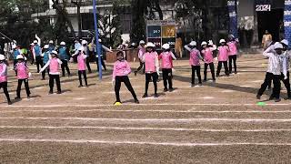 Highenergy Zumba Dance at Litera Valley Patna Sports Day 2024 [upl. by Netnert]