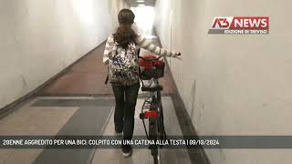 20ENNE AGGREDITO PER UNA BICI COLPITO CON UNA CATENA ALLA TESTA  09102024 [upl. by Eidoj]