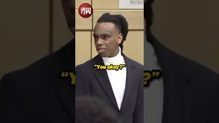 YNW Melly tries to calm down his mom during his trial 👀 [upl. by Tnomyar]